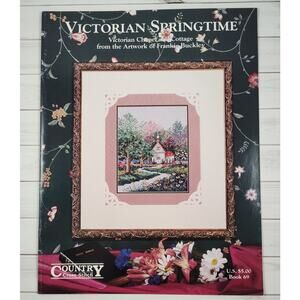 Country Cross Stitch Victorian Springtime Chapel & Cottage Patterns